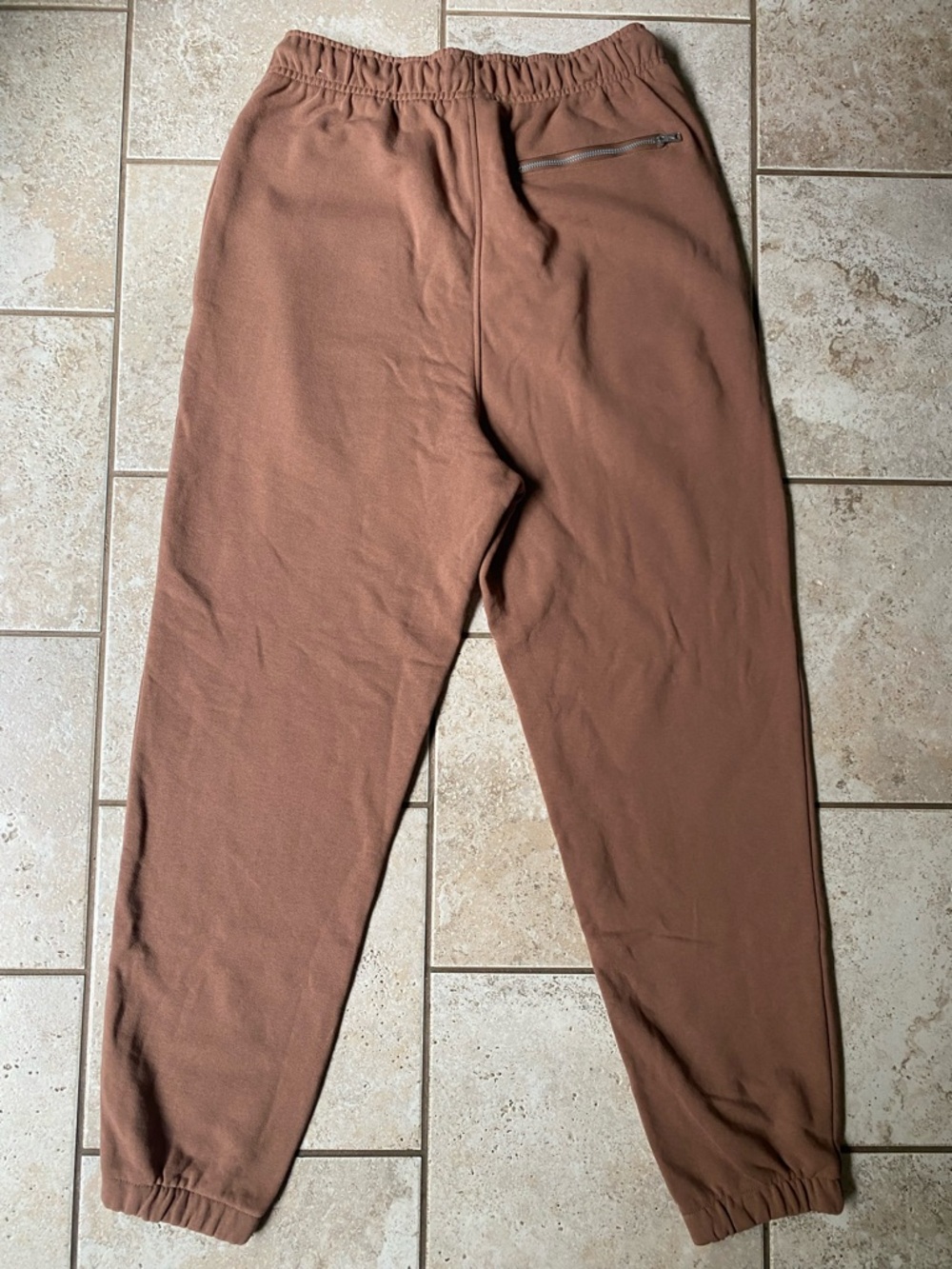 JORDAN ESSENTIAL STATEMENT FLEECE PANTS BROWN MEN'S SZ M, New Without Tags - Picture 5 of 6